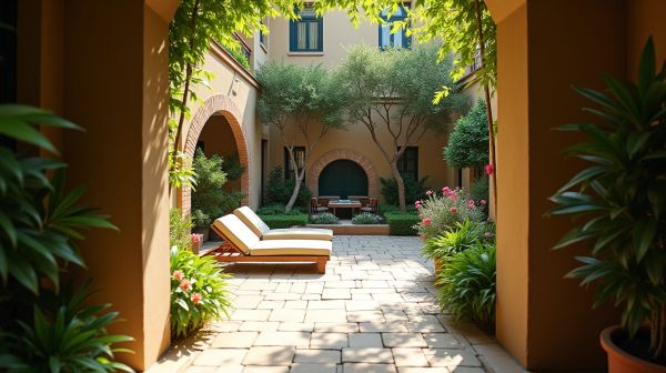 Séjourner au calme dans un hôtel avec jardin apaisant